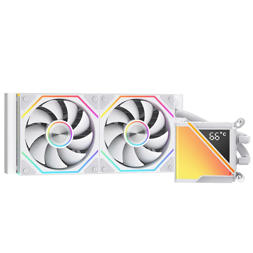 Jungle Leopard Stellar Realm RS 240 (White) AIO w/ Digital Display